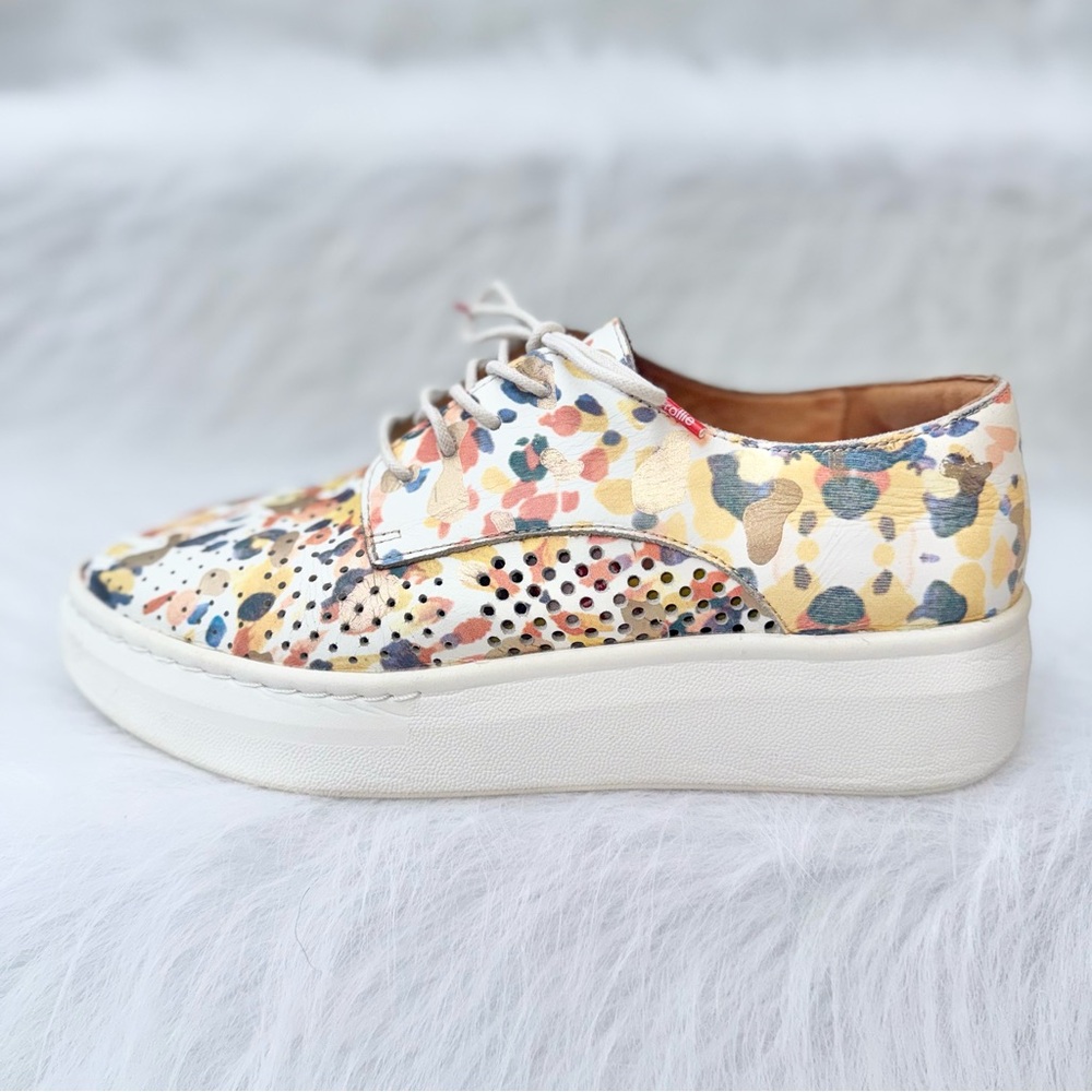 Derby City Punch Painterly Sneaker Women’s Size 39/ US Size 8 Platform/ Comfort